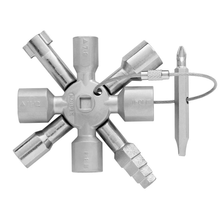 KNIPEX 00 11 01 TwinKey® Universal Control Cabinet Key