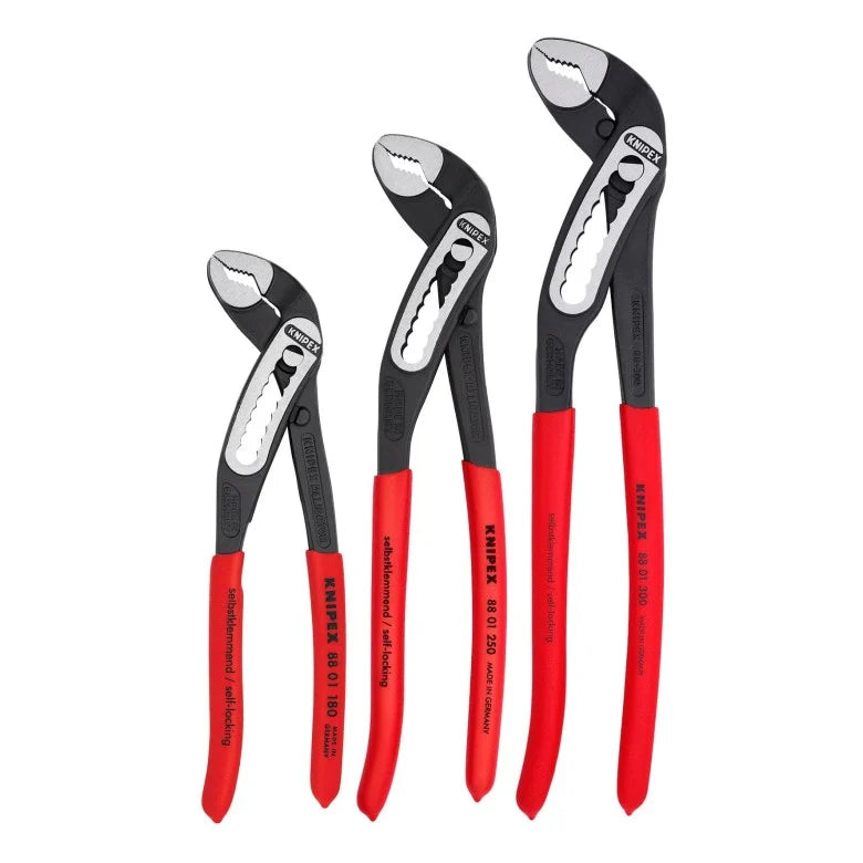 KNIPEX 00 20 07 US1 3 Pc Alligator® Pliers Set (7", 10", & 12")