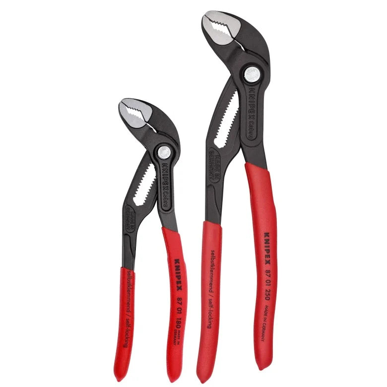 KNIPEX 00 31 20 V01 US 2 PC COBRA WATER PUMP PLIERS SET