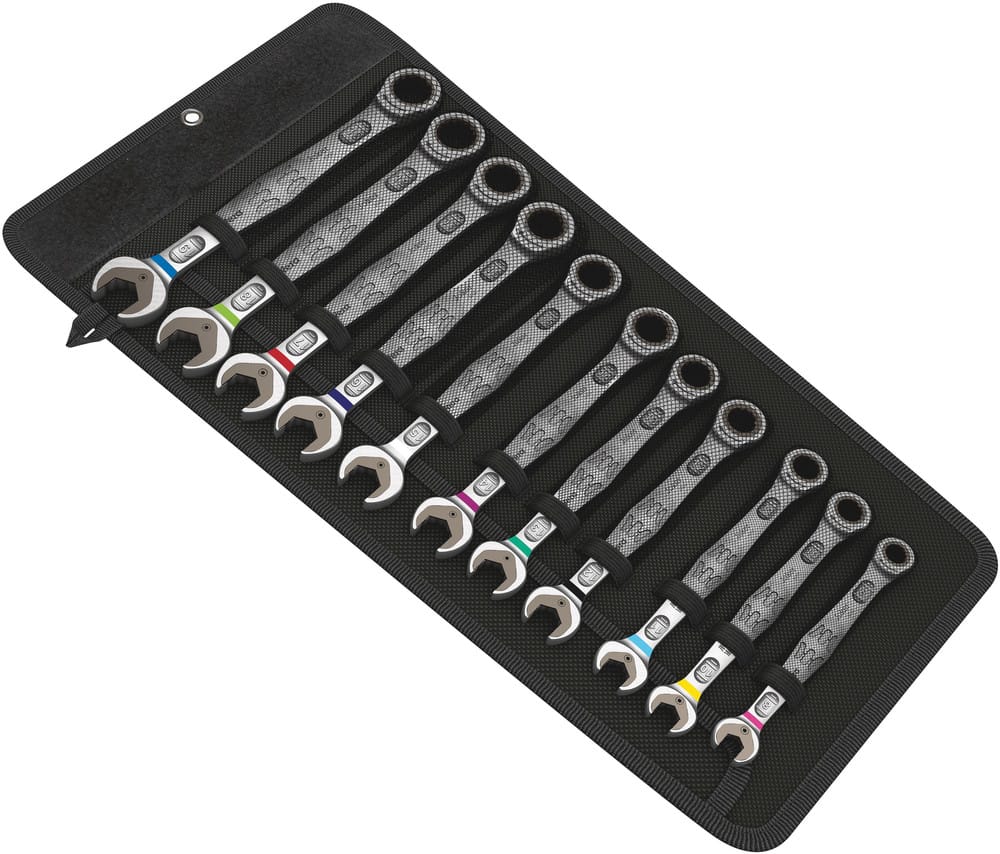 WERA 05020013001 6000 Joker 11 Set 1 Ratcheting combination wrenches set, 11 pieces