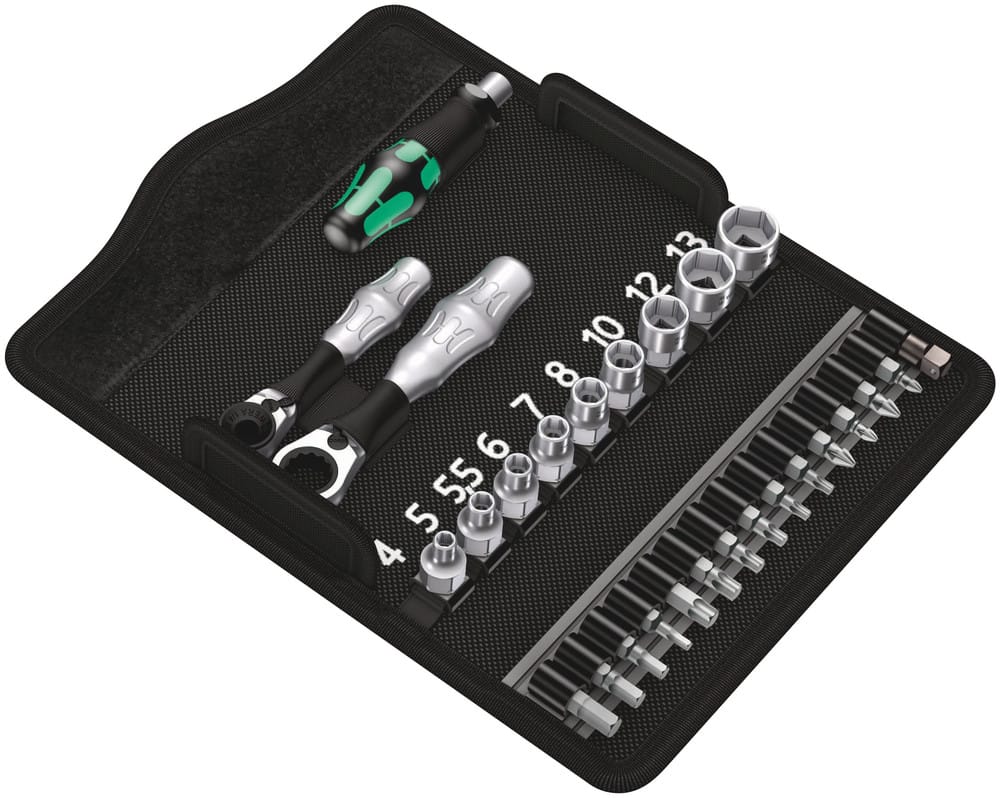 WERA 05135918001 Kraftform Kompakt Zyklop Mini 2, 27 pieces