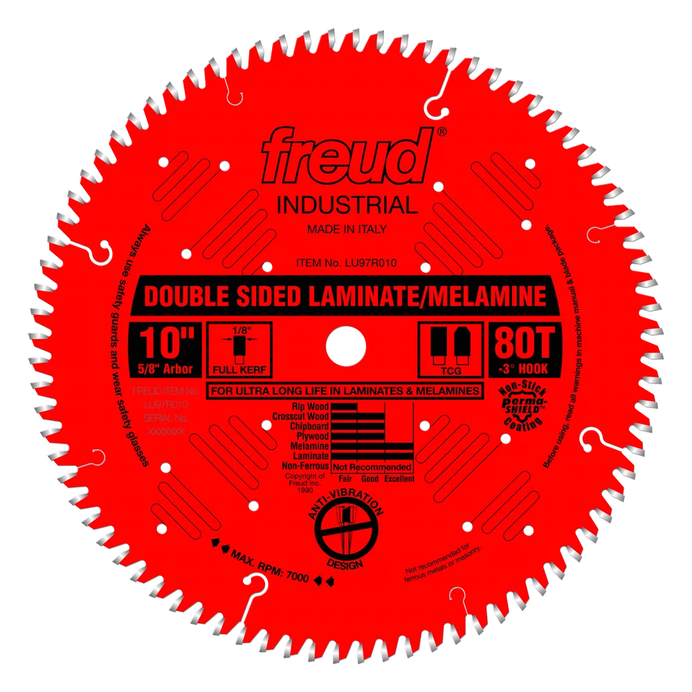 FREUD LU97R010 TRIPLE CHIP 8" X 64 PANEL SAW BLADE