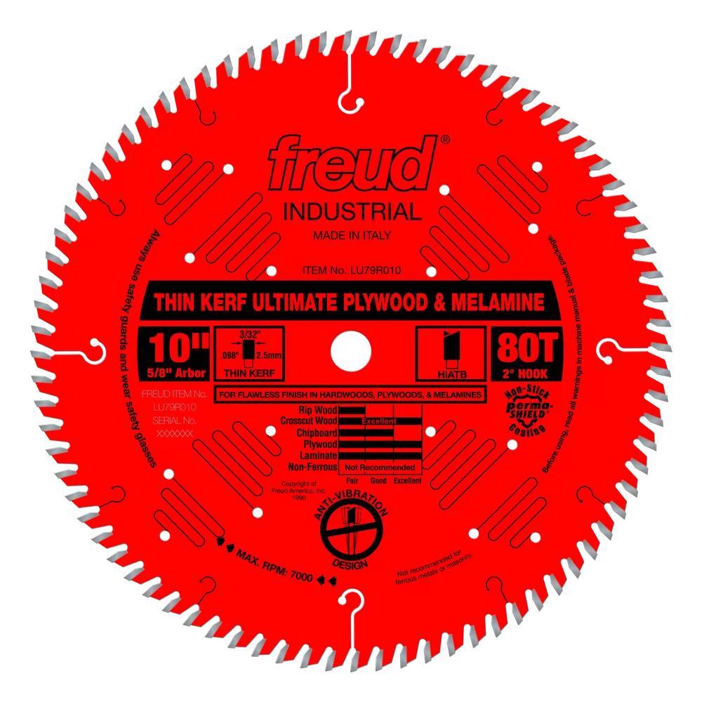FREUD LU79R010 10 " CARBIDE SAW BLADE