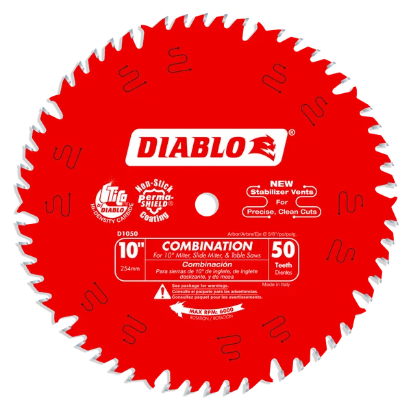 DIABLO D1050X 10 X 50CT COMBO BLADE