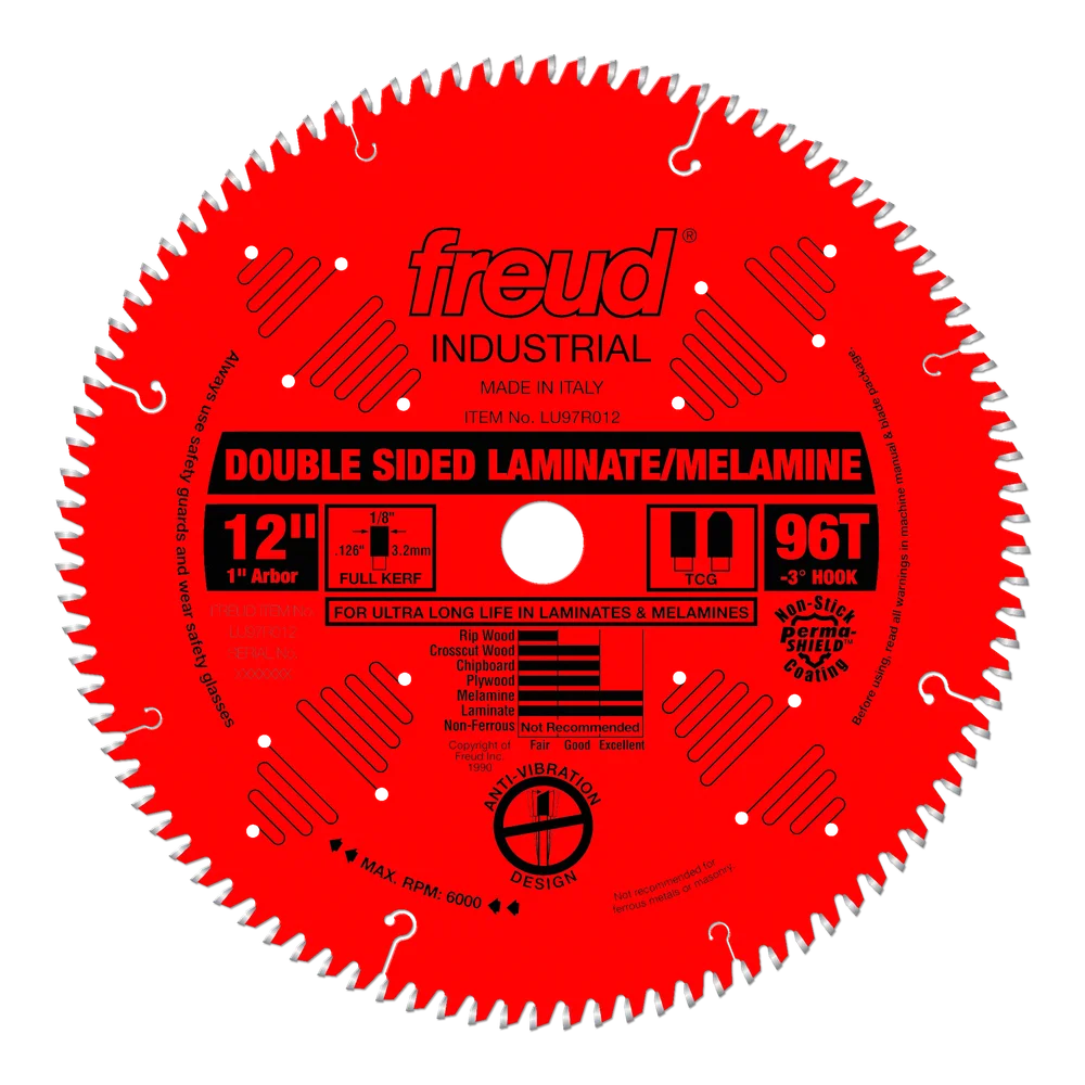FREUD LU97R012 96 teeth wood saw blade full kerf