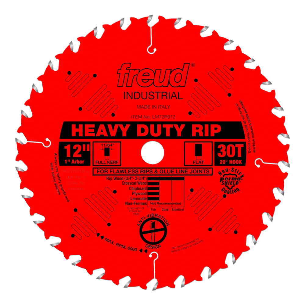 FREUD LM72R012 12" HEAVY DUTY RIP BLADE