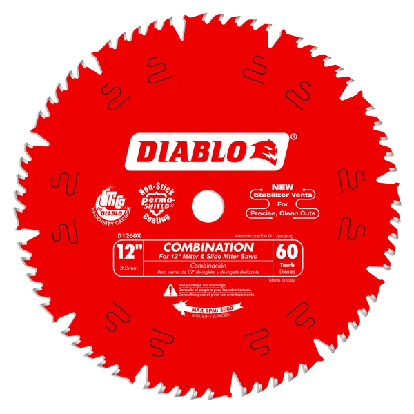 DIABLO D1260X 12" X 60CT COMB BLADE