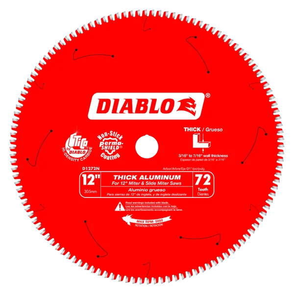DIABLO D1272N 12 X 72 ALUM BLADE