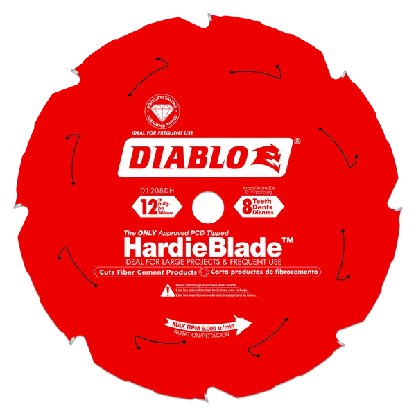DIABLO D1208DHC 12" MITER SAW HARDIE BLADE
