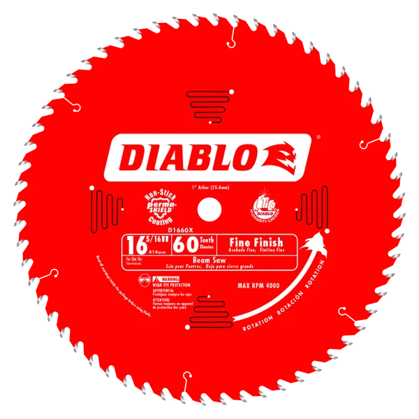 DIABLO D1660X 16 5/16 60 TOOTH BLADE