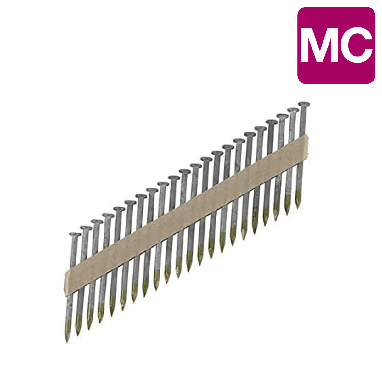 METABO 17131HPT 1-1/2 Inch x .131 Smooth Shank Full Round Head Hot Dipped Galvanized Paper Collated Metal Connector Nail