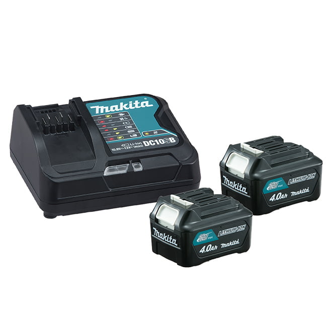 MAKITA 191L73-7 12V MAX CXT (4.0 Ah) Battery & Rapid Charger Kit