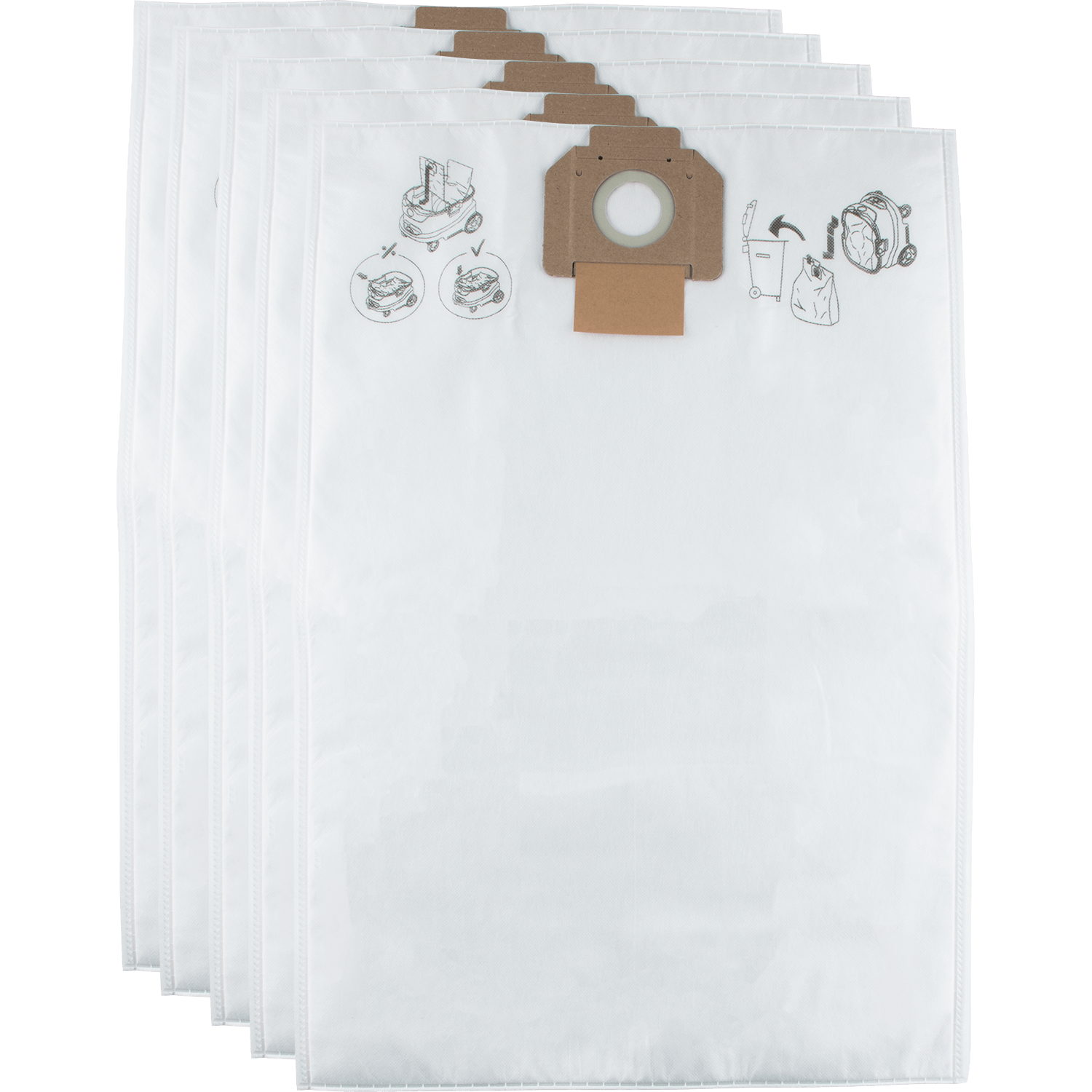MAKITA W107418353 Fleece Filter Bag for VC4210 (5/PK)