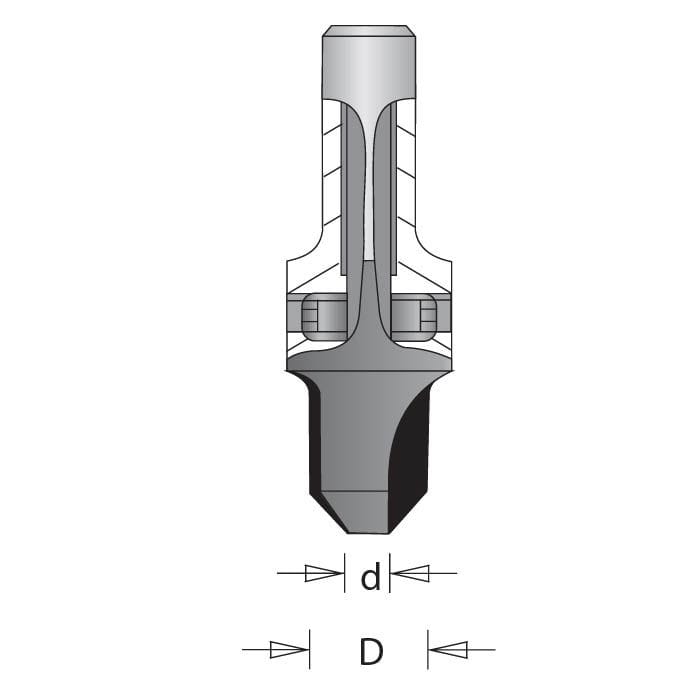 DIMAR 200-CT-3 3/8 COUNTERSINK 1/8 D1