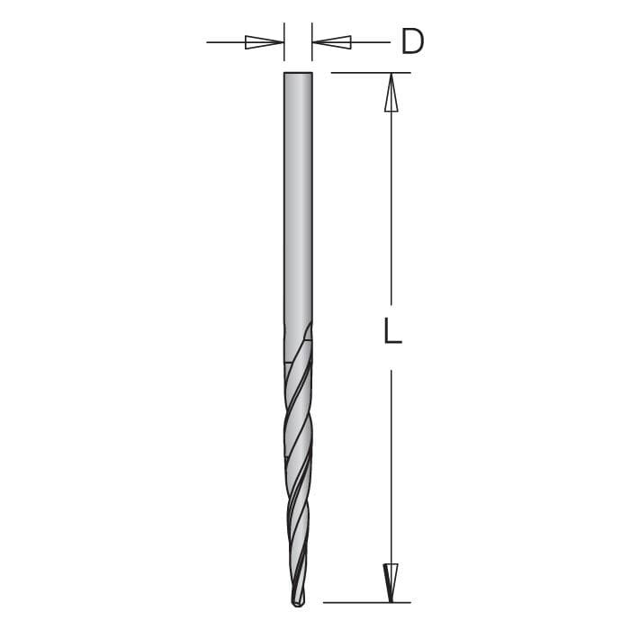 DIMAR TDB-3/32 TAPER DRILL BIT - 3/32"