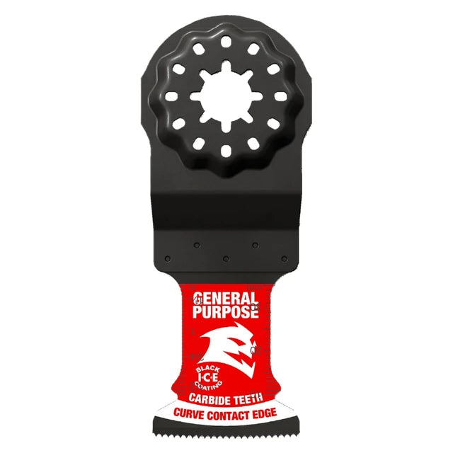 1-1/4In AMPED Demo Demon Starlock Carbide Teeth Oscillating Blades for General Purpose Cuts 10Pk