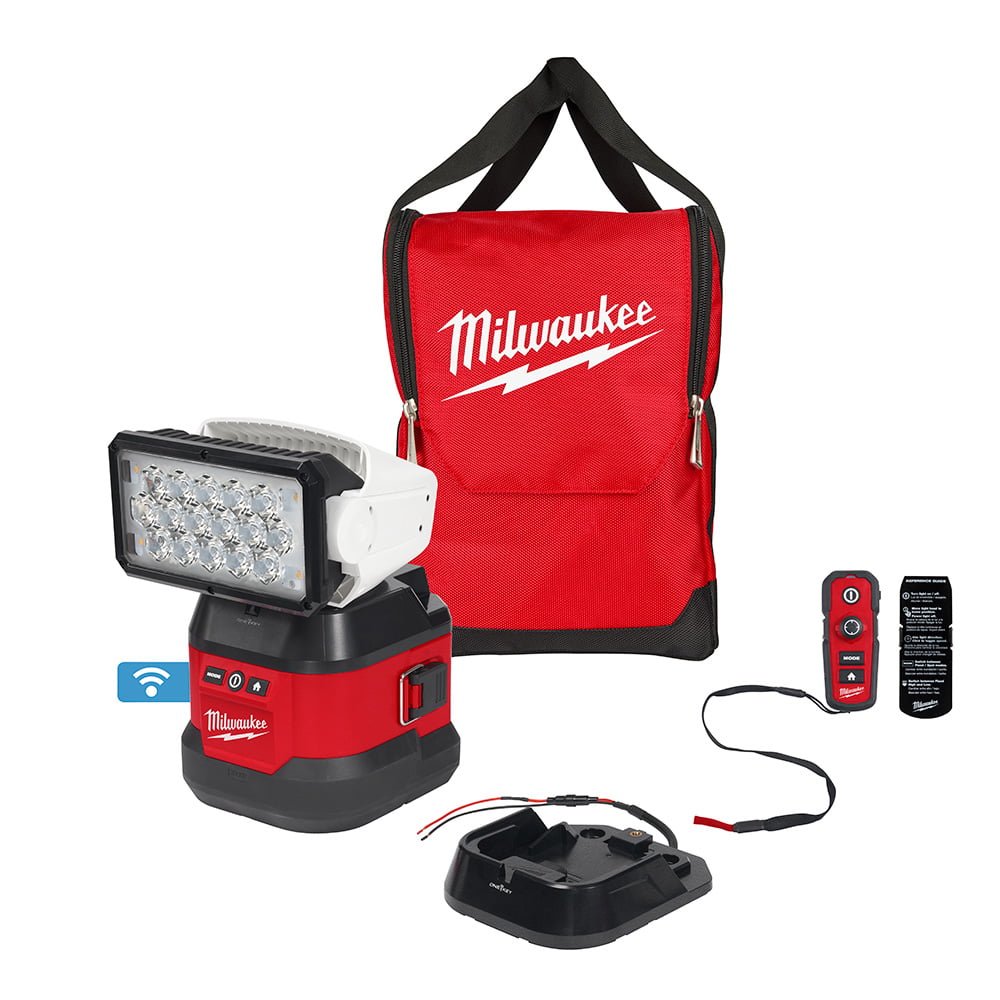 MILWAUKEE 2123-20 M18™ Utility Remote Control Search Light w/ Portable Base