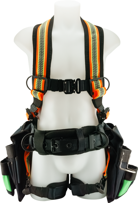JUGGERNAUT TRU-VIS UTILITY HARNESS W/TOOL BAGS LARGE