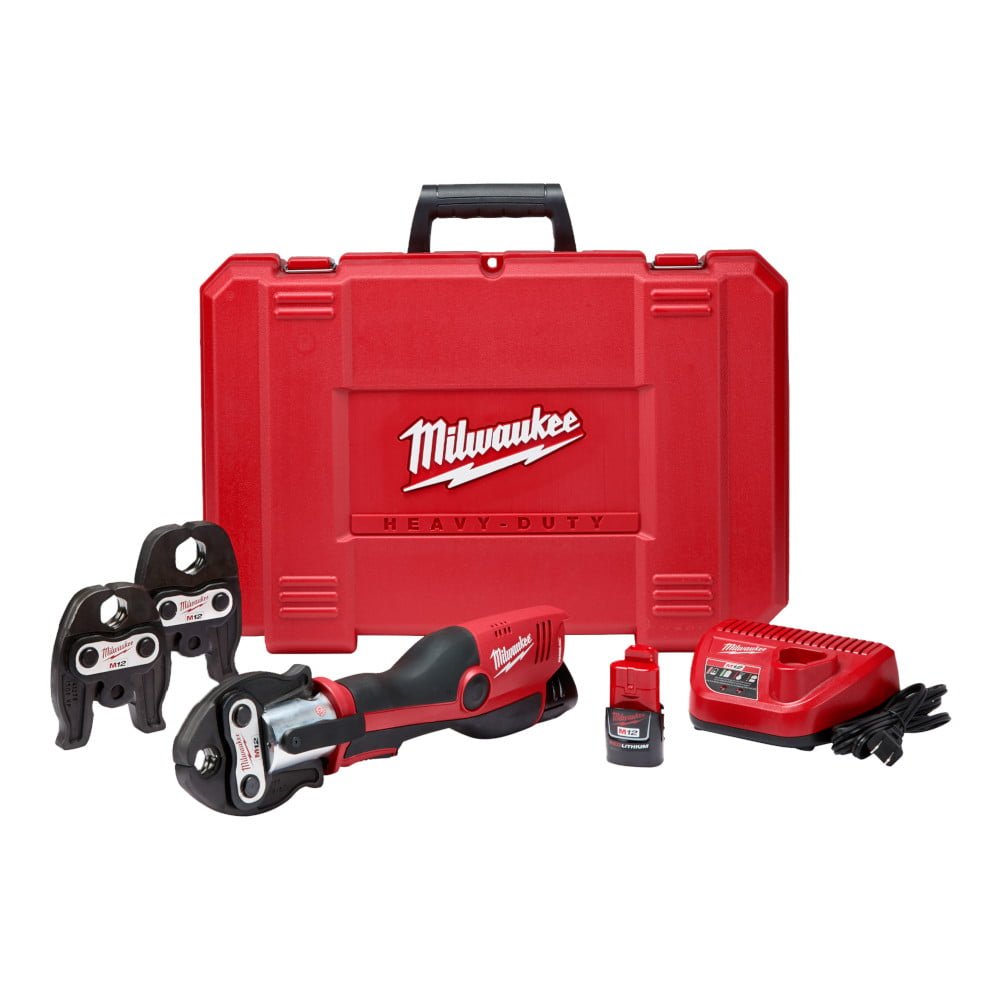 MILWAUKEE 2473-22 M12™ FORCE LOGIC™ Press Tool Kit with Jaws