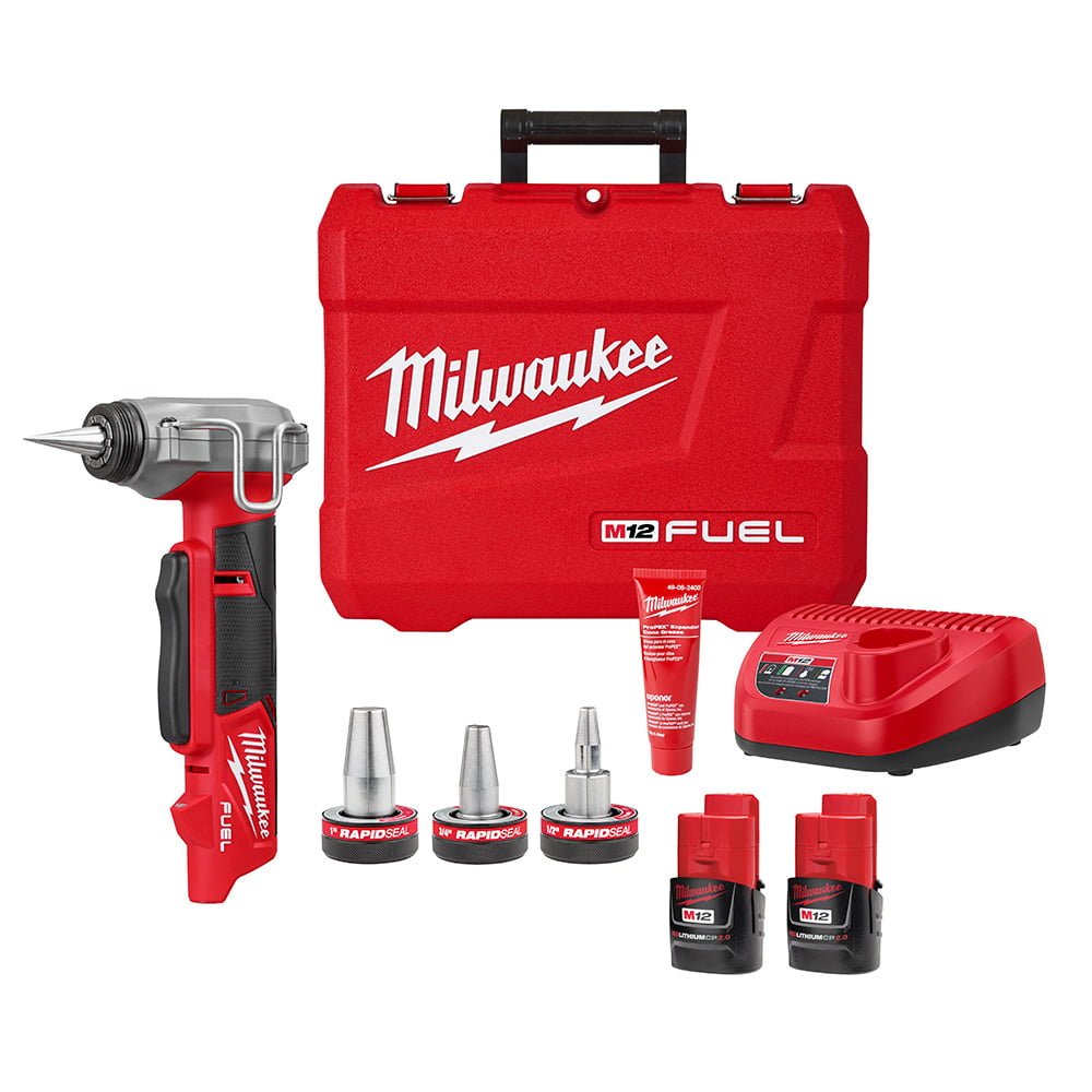 MILWAUKEE 2532-22 M12 FUEL™ ProPEX® Expander w/ 1/2"-1" RAPID SEAL™ ProPEX® Expander Heads