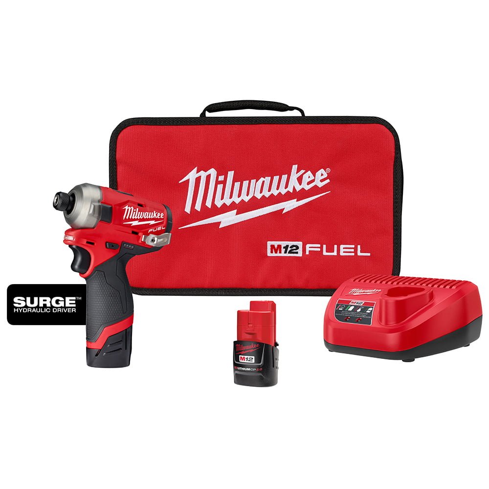 MILWAUKEE 2551-22 M12 FUEL™ SURGE™ 1/4" Hex Hydraulic Driver Kit