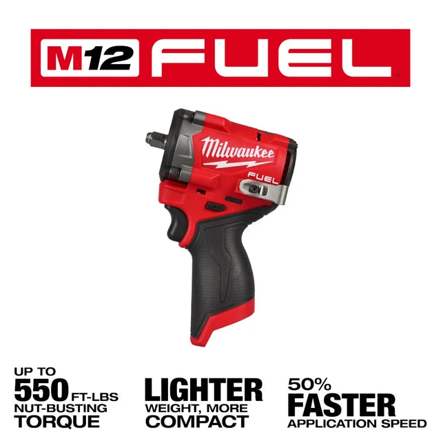 M12 FUEL Stubby 3/8" Impact Wrench
