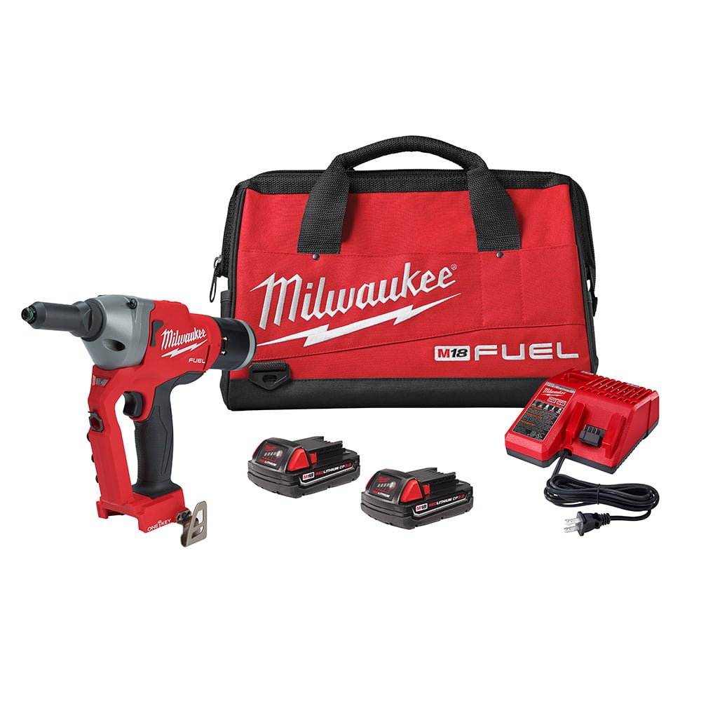 MILWAUKEE 2660-22CT M18 FUEL™ 1/4" Blind Rivet Tool w/ ONE-KEY™ Kit