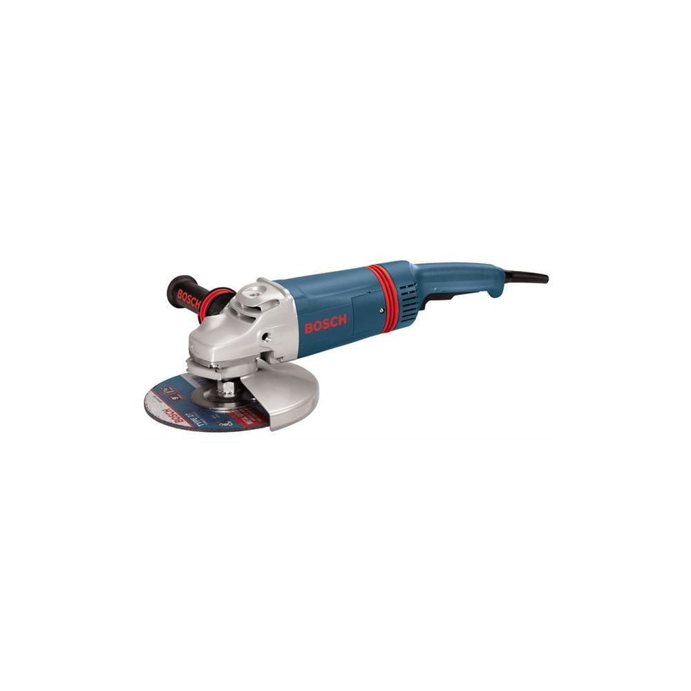 BOSCH 1893-6 9 In. 15 A Large Angle Grinder with Rat Tail Handle