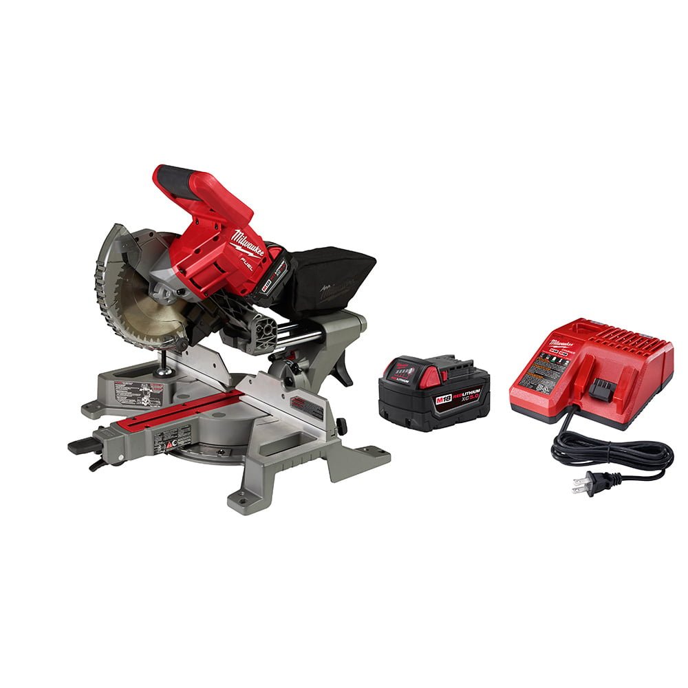 MILWAUKEE 2733-21 M18 FUEL™ 7-1/4” Dual Bevel Sliding Compound Miter Saw Kit