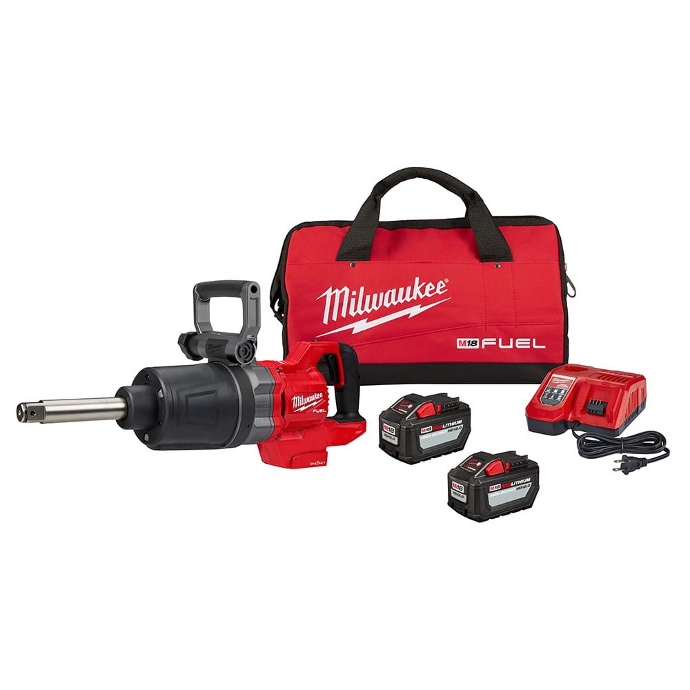 MILWAUKEE 2869-22HD M18 FUEL™ 1" D-Handle Ext. Anvil High Torque Impact Wrench w/ ONE-KEY™ Kit