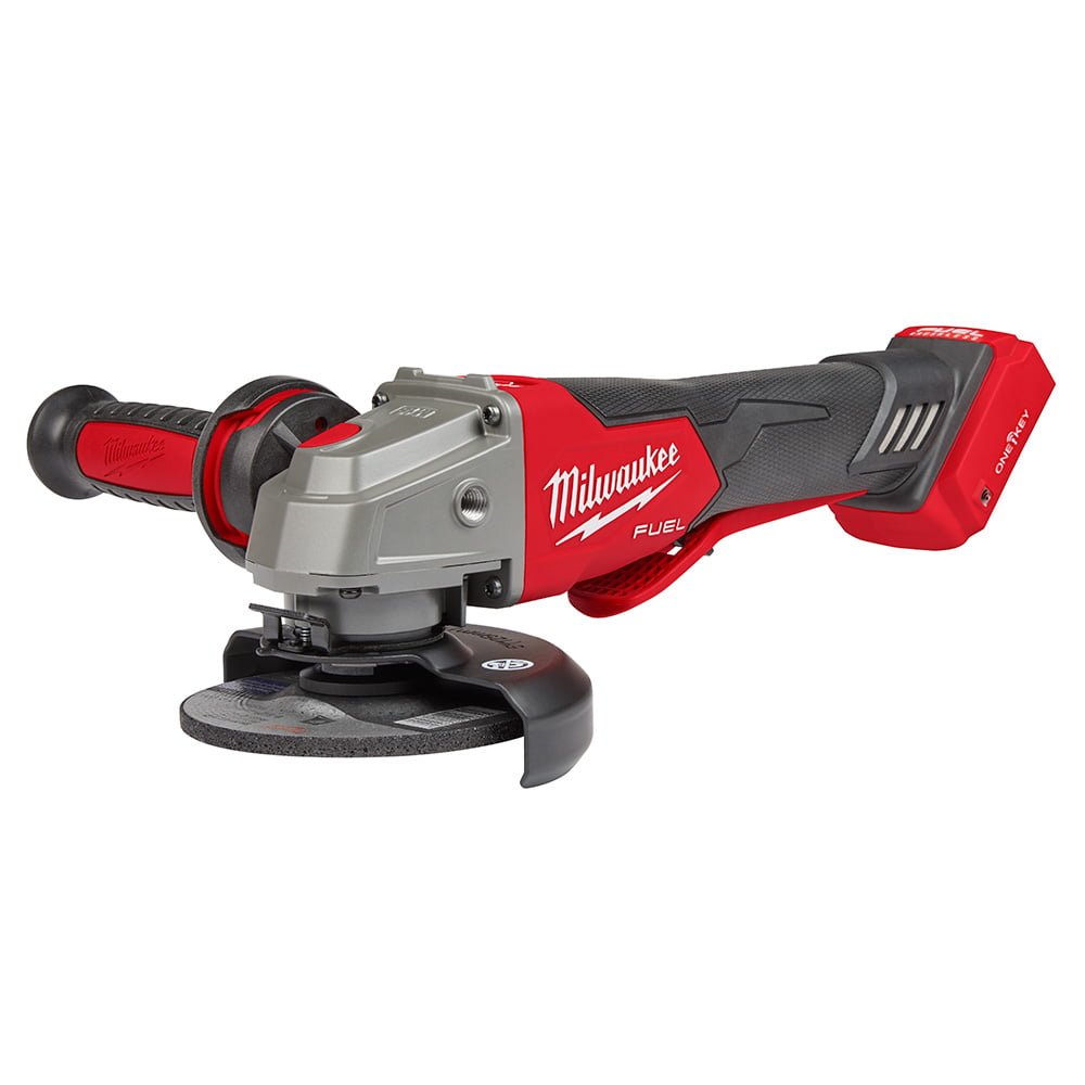 MILWAUKEE 2882-20 M18 FUEL™ 4-1/2" / 5" Braking Grinder w/ ONE-KEY™ Paddle Switch, No Lock