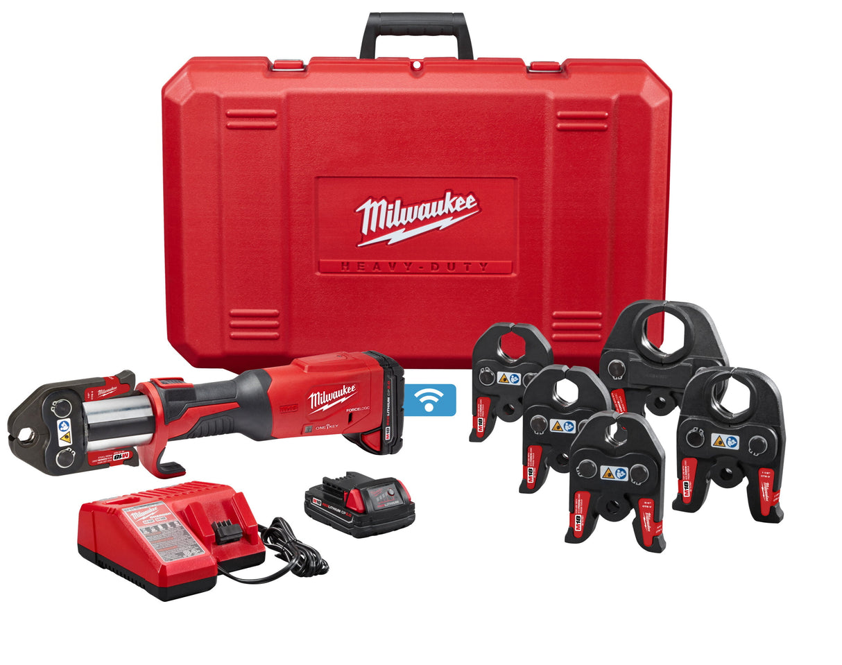 MILWAUKEE 2922-22 M18™ FORCE LOGIC™ Press Tool w/ ONE-KEY™ w/ 1/2"-2" CTS Jaws