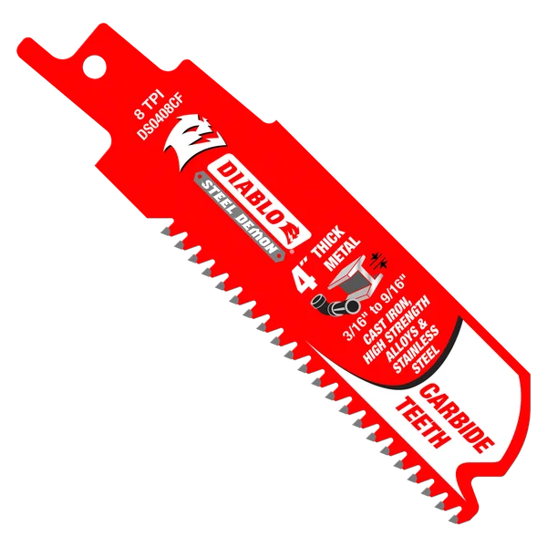 DIABLO DS0408CF3C 4" RECIP BLADE CARBIDE