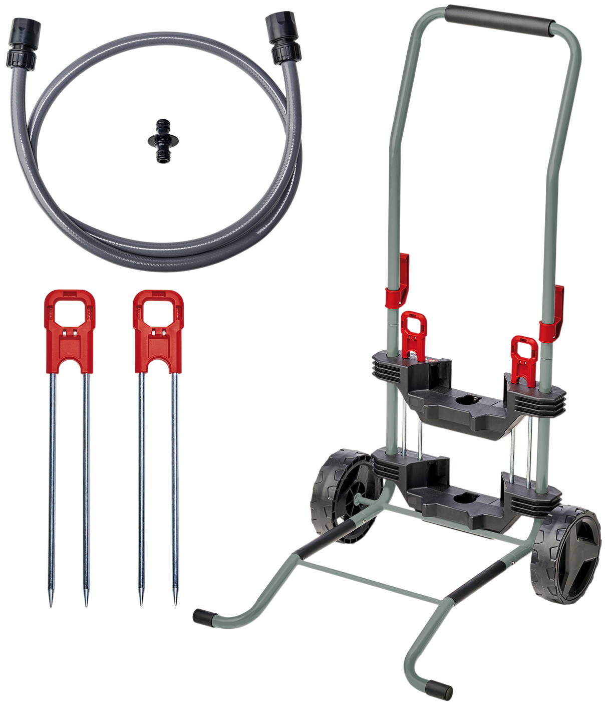 Einhell 4173780 Mobile Hose Reel Trolley & Garden Cart for 18V Cordless Water Hose Reel