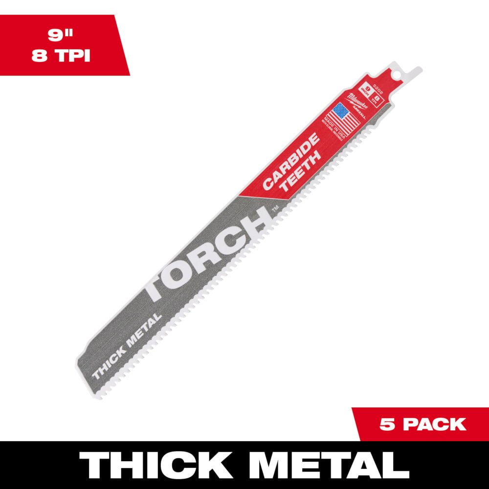 MILWAUKEE 48-00-5502 The TORCH™ with CARBIDE TEETH 7T 9L 5PK