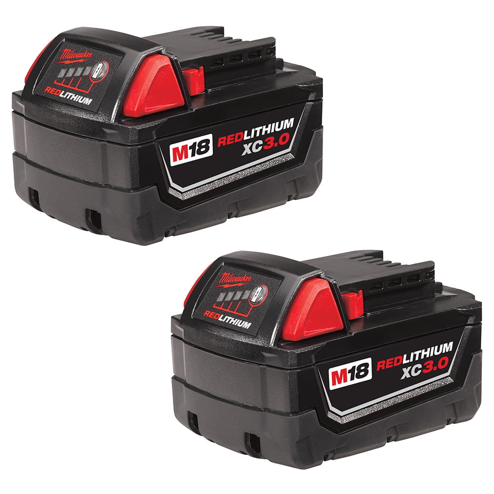 MILWAUKEE 48-11-1822 M18™ REDLITHIUM™ XC3.0 Battery 2-Pack