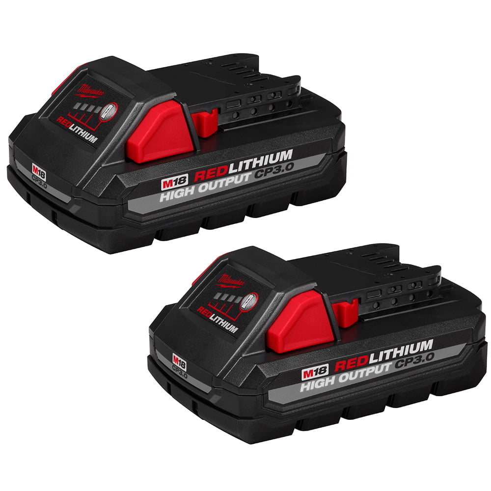MILWAUKEE 48-11-1837 M18™ REDLITHIUM™ HIGH OUTPUT™ CP3.0 Battery 2-Pack