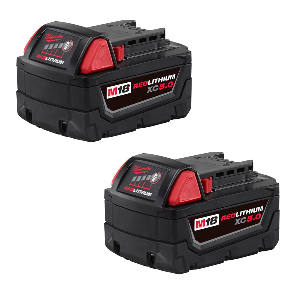 MILWAUKEE 48-11-1852 M18™ REDLITHIUM™ XC5.0 Extended Capacity Battery Two Pack