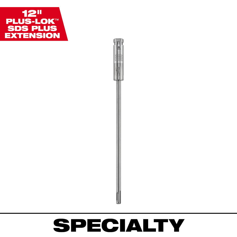 MILWAUKEE 48-20-6940 12" PLUS-LOK™ SDS Plus Extension