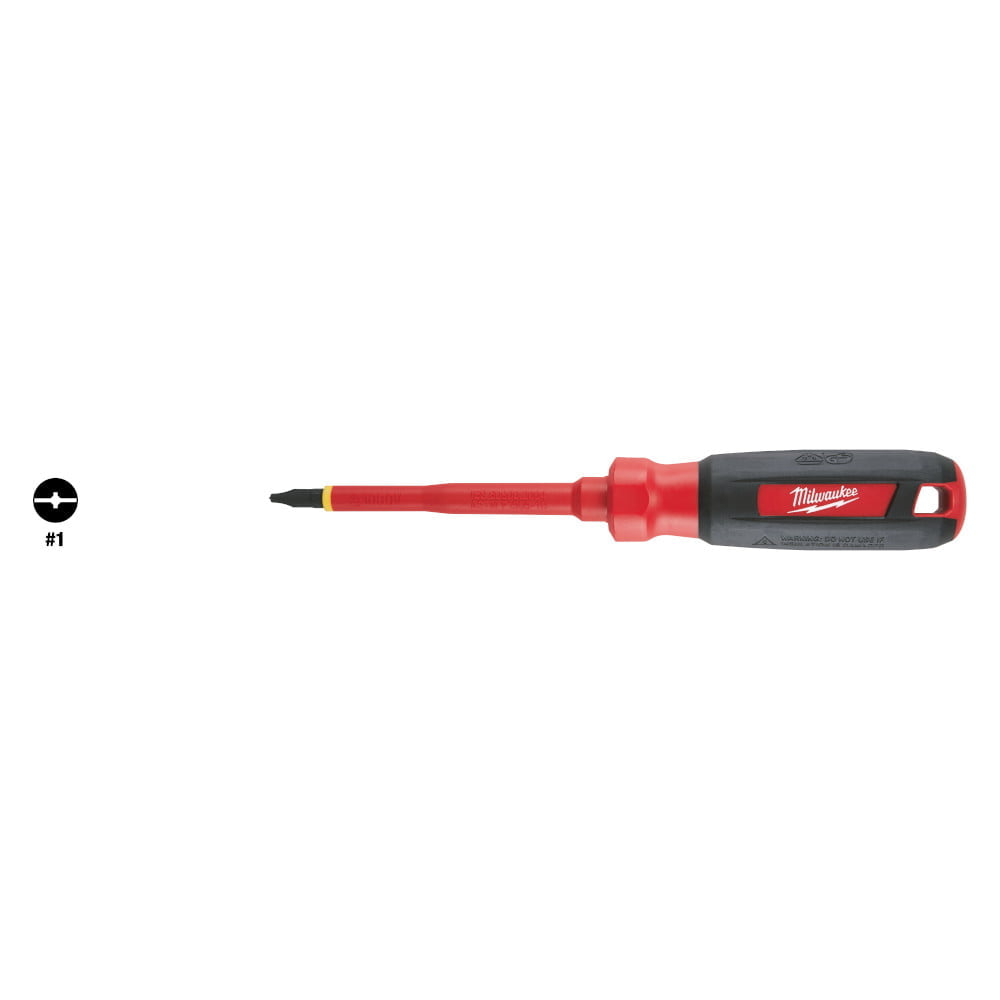 MILWAUKEE 48-22-2241 #1 ECX™ - 4" 1000V Insulated Screwdriver