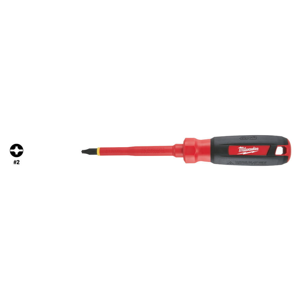 MILWAUKEE 48-22-2242 #2 ECX™ - 4" 1000V Insulated Screwdriver