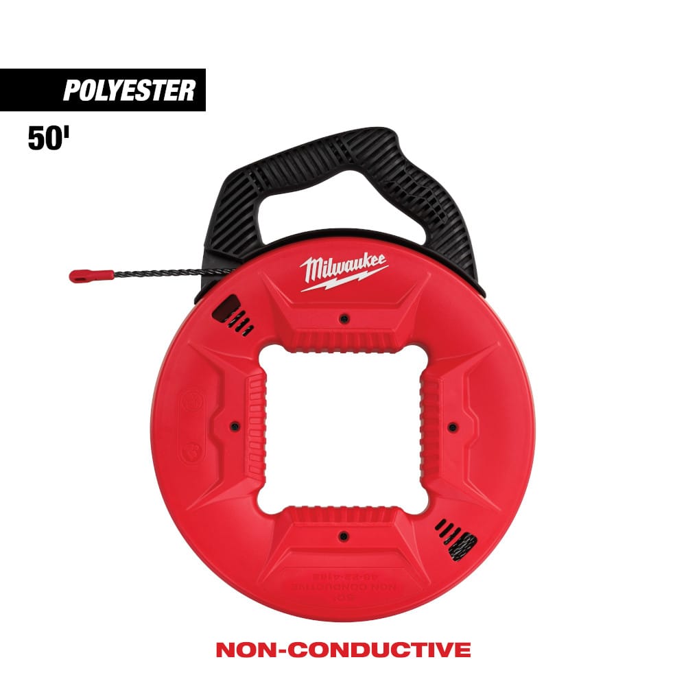 MILWAUKEE 48-22-4162 50' PLY W/ PLASTIC TIP FISH TAPE