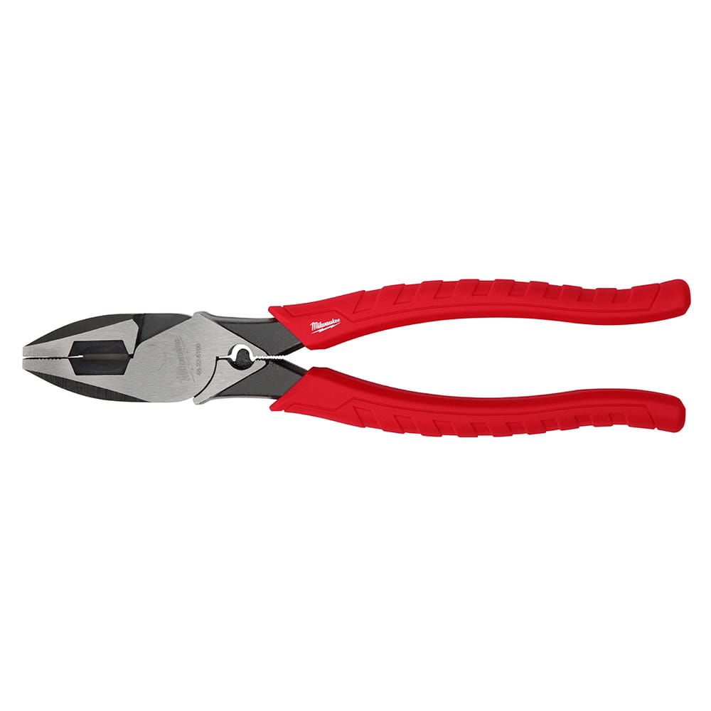 MILWAUKEE 48-22-6100 9" Comfort Grip High Leverage Lineman's Pliers with Crimper