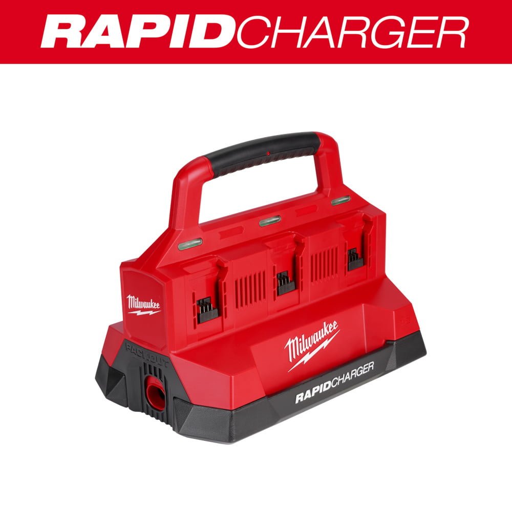 MILWAUKEE 48-59-1809 M18™ PACKOUT™ Six Bay Rapid Charger