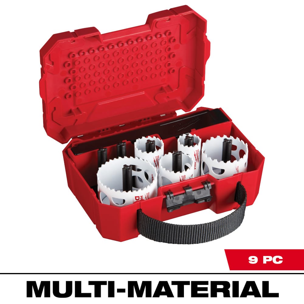 MILWAUKEE 49-22-4009 9 PC LG HOLE DOZER KIT