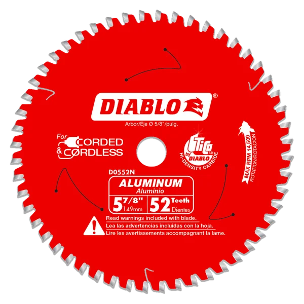 DIABLO D0552N 5-7/8 52T ALUM BLADE