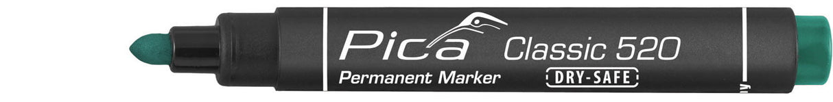 Pica 520/36 Permanent marker 1-4mm, Round tip, green