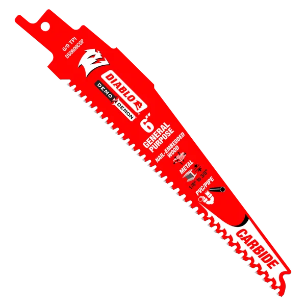 DIABLO DS0609CGP3C DEMON CARBIDE SAWZAL BLADE 3PK