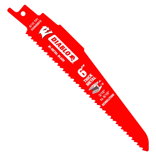 DIABLO DS0608BFD5C 5PC SAWZAL BLADE 6"