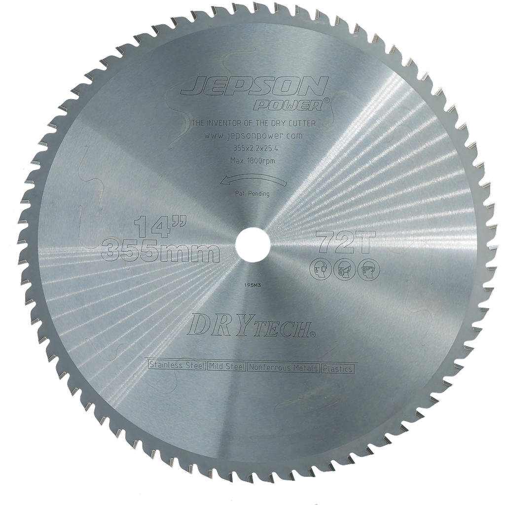 JEPSON POWER INC. 600580 14" Saw blade 355/72T (medium mild steel and stainless)